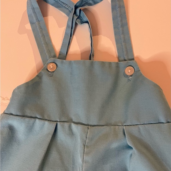 Kids Blue Overalls - Picture 3 of 8